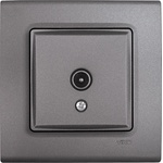 Panasonic РОЗЕТКА ТВ LIn Life 90402060 12dB СИВА (90402060)