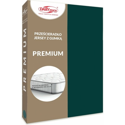 Darymex JERSEY Prestieradlo PREMIUM TMAVOZELENÉ 180X200
