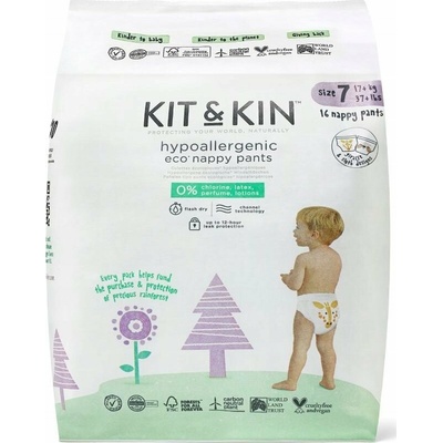 Kit&Kin Nappy Pants 7 XXL 16 ks