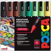 Posca PC-5M Earth mix zemité tóny 8 ks