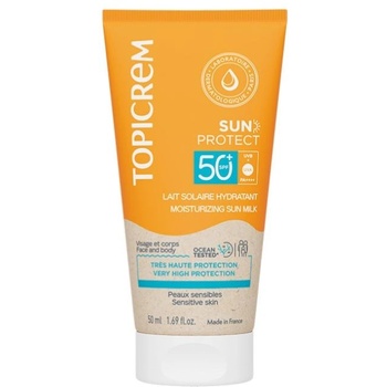 Topicrem Фотозащитно мляко за лице и тяло, SPF50+, 50 ml