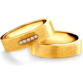 Image 1 of SAVICKI Сватбени халки: злато, плоски. 5 мм