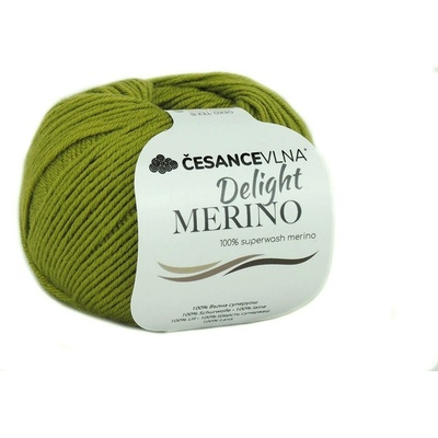 100% Merino příze - Delight zelená