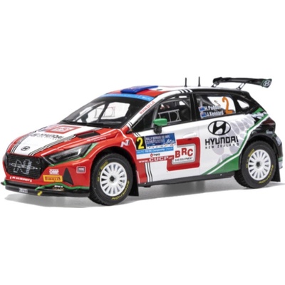 Ixo Hyundai i20 N Rally2 2 Paddon/Kennard vítězové Rally Serras de Fafe 2023 Models 1:43