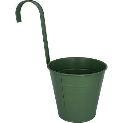 Mica САКСИЯ КРЪГЛА МЕТАЛНА С КУКИ joey h15xd16см ЗЕЛЕНА (1172885)