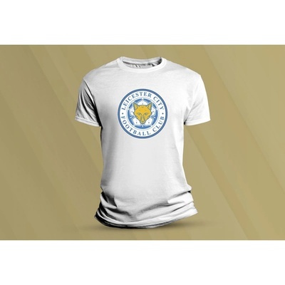 Sandratex dětské bavlněné tričko Leicester bílá