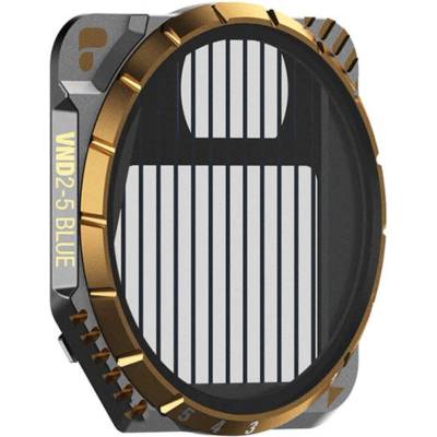 PolarPro - DJI Mavic 3 - Bluemorphic - VND 2-5 - FX filter - strip filter - anamorphic grazing light effect - AirFrame 4.0 - creative filter for the Mavic 3 and Mavic 3 Cine - MVC3-BLU-MORPH-VND