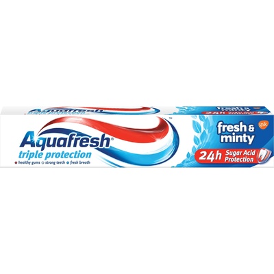 Aquafresh Triple Protection Паста за зъби Fresh & Minty, синя, 75 ml
