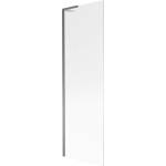 Mexen Next L плъзгаща се преграда за вана 1-крила 60 x 150 см, ивици, gun metal - 895-060-000-03-09-95 (895-060-000-03-09-95)