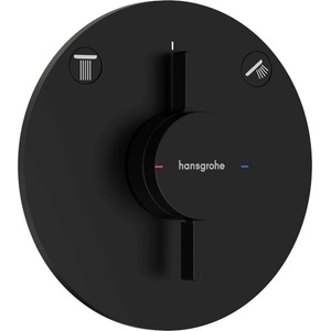 Hansgrohe DuoTurn S - Смесител за вграждане, за 2 консуматора, черен мат 75418670 (75418670)