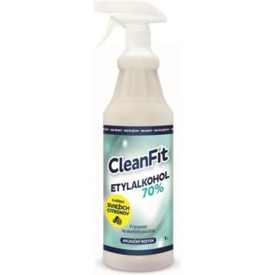 CleanFit dezinfekční roztok Etylakohol 70% citrus 1 l