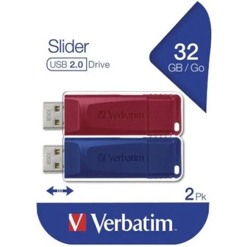 Image 1 of Verbatim Slider Multipack 32GB USB 2.0 49327
