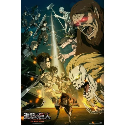 Plagát, Obraz - Attack on Titan - Paradis vs Marley, 61 × 91.5 cm