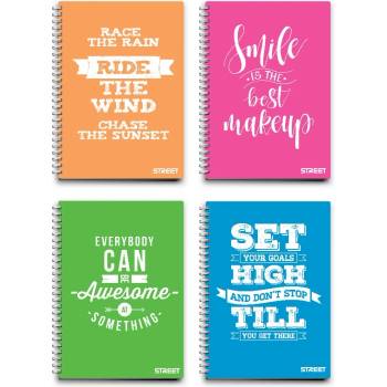 Eurocom Тетрадка, спирала Street Neon, А6, ШР, 70л, PP кор (25450-А)