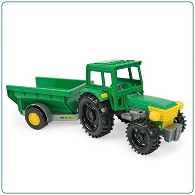 Wader Детска играчка трактор с ремарке (35020)