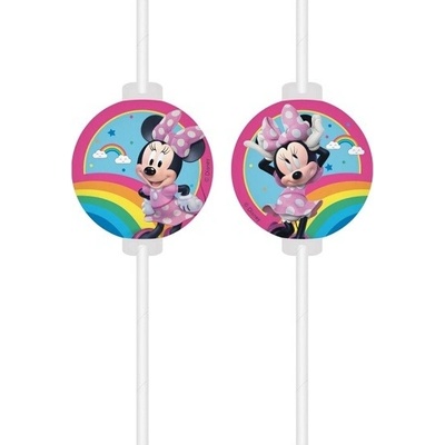 Procos Brčka papírová Minnie duha 4 ks