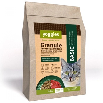 Yoggies Granule pro kočky Yoggies Cat Basic 1,5 kg