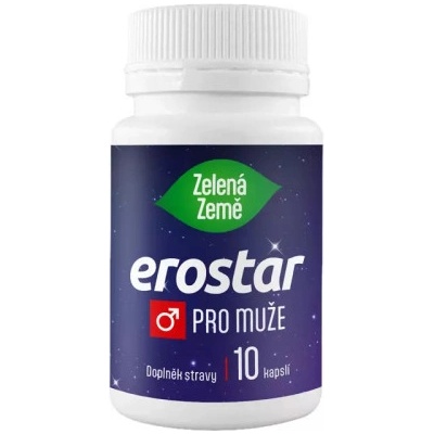 Zelená Země Erostar pro muže 10 kapsúl