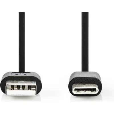 Nedis CCGB60600BK10 USB 2.0, Typ-C Zástrčka - A Zástrčka, 1m, černý