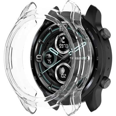 PROTEMIO 57689 TPU HALF COVER obal pre TicWatch Pro 3 Ultra priehľadný