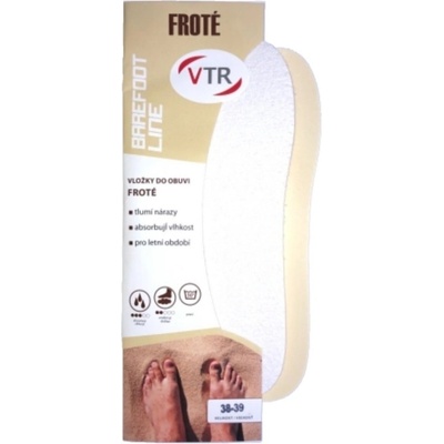 VTR Rožnov vložky BAREFOOT FROTÉ