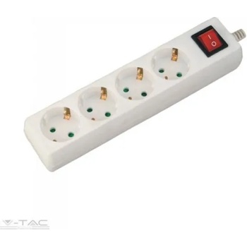 Image 1 of V-TAC 4 Plug 5 m Switch (8765)