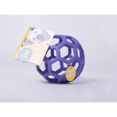 JW Hol-EE děrovaný míč Large 13 cm Barvy: fialová
