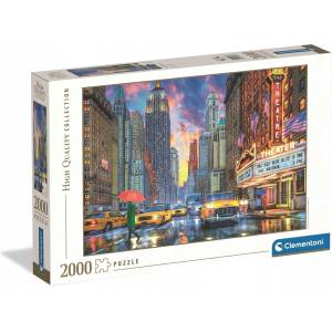 Clementoni Пъзел Clementoni от 2000 части - Дъждовен Манхатън (32086)