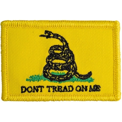 Nášivka DON´T TREAD ON ME ŽLUTÁ