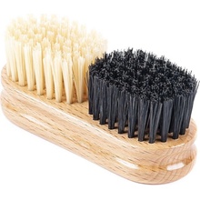 Kent SHOE APP Black & White Bristle Applicator Shoe Brush