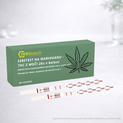 IVD Biotech Test na THC - sebetest na marihuanu z moči 2ks