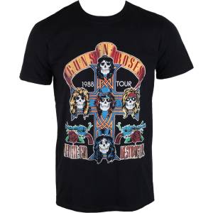 ROCK OFF Мъжка тениска Guns N' Roses - Summer Jam 1988 - Black - ROCK OFF - GNRTTRTW01MB