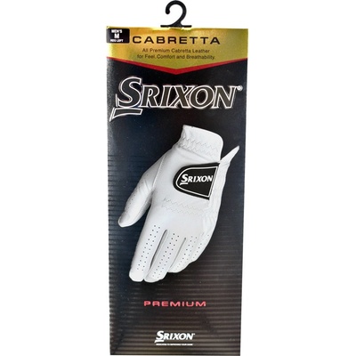 Srixon Premium Cabretta Mens Golf Glove bílá Levá M
