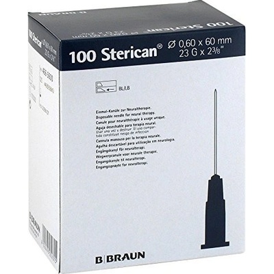 Sterican Injekčná ihla 23 G x 2 3/8 0,60 x 60 mm modrá 100 ks