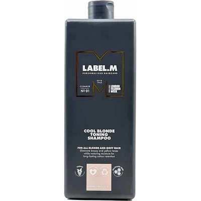 label.m Cool Blonde Toning Shampoo 1000 ml