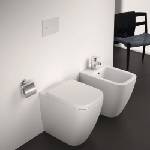 Ideal Standard Тоалетна чиния Ideal Standard i. life B, повдигната, лъскаво бяла, без ринг SmartGuard (T4581HY)