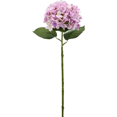 Umělá květina hortenzie výška 60 cm Gasper - světle růžová