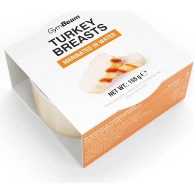 GymBeam Turkey breasts marinated in water 155 g – Zboží Dáma