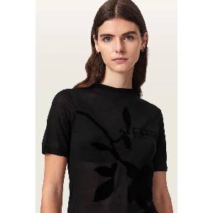 AllSaints тениска дамска от модал ATHEA SHEER TEE (W031JF)