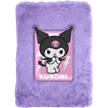 Kidslicensing Плюшен тефтер Kids Licensing - Kuromi, A5 (KU00008)