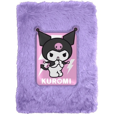 Kidslicensing Плюшен тефтер Kids Licensing - Kuromi, A5 (KU00008)