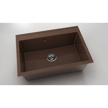 Image 1 of FAT Мивка Vanguard 231, Polymer marble, 17 Светло венге, с включен сифон