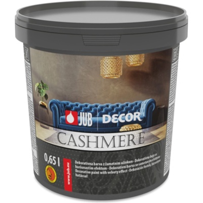 JUB DECOR CASHMERE - Dekoratívna farba so zamatovým efektom 0,65 l cashmere526f