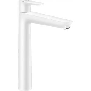 Hansgrohe Talis E 240 висок смесител за умивалник с изскачащ вентил, матово бяло (71716700)
