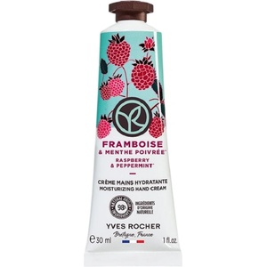 Yves Rocher Bain Nature Крем за ръце, малина и мента, 30 ml - baby