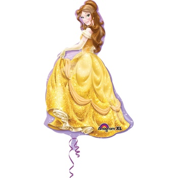 Image 1 of Amscan Фолиев балон Бел - Красавицата и звяра