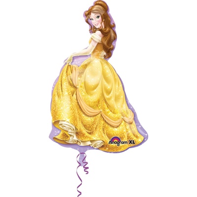 Amscan Фолиев балон Бел - Красавицата и звяра