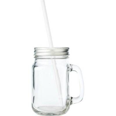 eza Nradený Sklenený pohár s viečkom neutral 480 ml