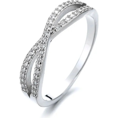 Majya Stříbrný prsten SELENE se zirkony 10074 6