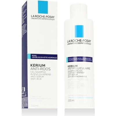 La Roche Posay Kerium proti mastným lupům Anti-Dandruff Gel Shampoo 200 ml